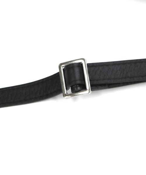 YArKA（ヤーカ）の「【YArKA/ヤーカ】real leather zip shoulder bag[Naos]/リアルレザーショルダーバッグ（ショルダーバッグ・メンズ・ブラック/ブラック系・FREE）」の9枚目の写真