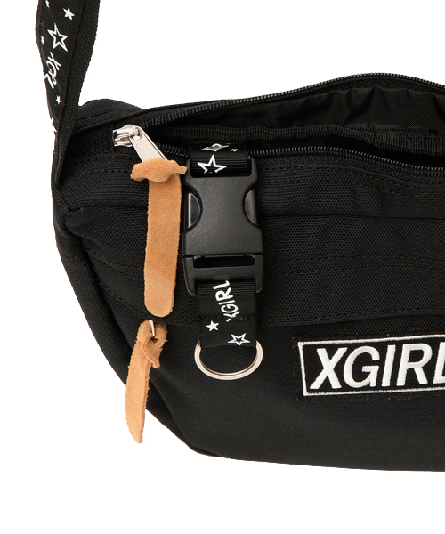 X-girl（エックスガール）の「LOGO SHOULDER BAG（ショルダーバッグ・レディース・ブラック/レッド/ブルー・ONE SIZE）」の8枚目の写真