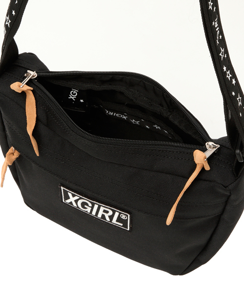 X-girl（エックスガール）の「LOGO SHOULDER BAG（ショルダーバッグ・レディース・ブラック/レッド/ブルー・ONE SIZE）」の9枚目の写真