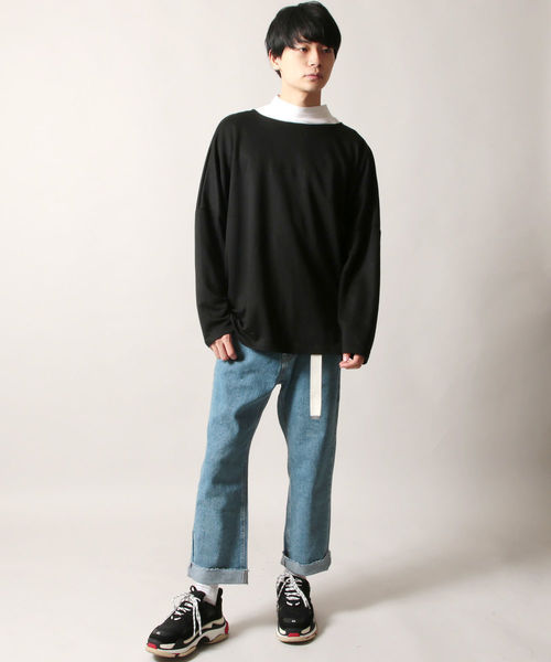 ASTRONOMY(アストロノミー)の「TC BIG トレーナー(スウェット・メンズ・ネイビー/杢グレー/ブラック/ブラック系その他・M/L)」の7枚目の写真