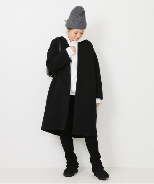DEUXIEME CLASSE ニット帽　黒 Deuxieme Classe（ドゥーズィエムクラス）｜ニットキャップ