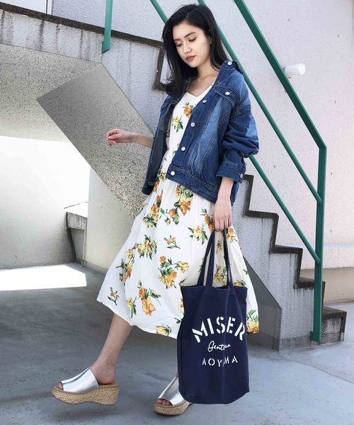 PICCIN（ピッチン）の「【WEB限定】オーバーサイズデニムジャケット（デニムジャケット・レディース・ネイビー/ブルー/ブラック・MEDIUM/LARGE）」の9枚目の写真