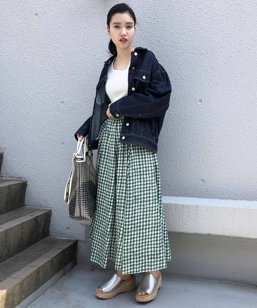 PICCIN（ピッチン）の「【WEB限定】オーバーサイズデニムジャケット（デニムジャケット・レディース・ネイビー/ブルー/ブラック・MEDIUM/LARGE）」の16枚目の写真