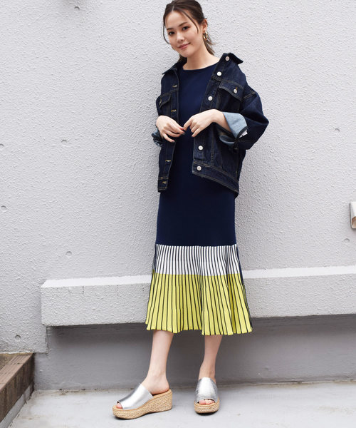 PICCIN（ピッチン）の「【WEB限定】オーバーサイズデニムジャケット（デニムジャケット・レディース・ネイビー/ブルー/ブラック・MEDIUM/LARGE）」の20枚目の写真