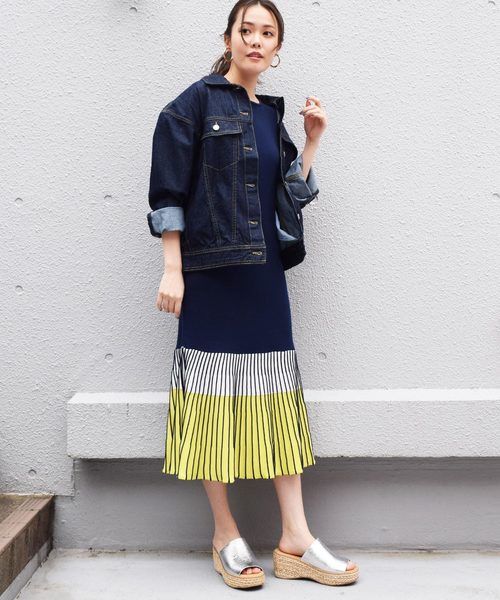 PICCIN（ピッチン）の「【WEB限定】オーバーサイズデニムジャケット（デニムジャケット・レディース・ネイビー/ブルー/ブラック・MEDIUM/LARGE）」の21枚目の写真