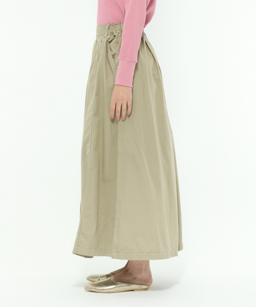LAKOLE(ラコレ)の「【撥水】マルチパネルフレアスカート / LAKOLE(スカート・レディース・ベージュ/カーキ/ブルー・SMALL/MEDIUM)」の8枚目の写真