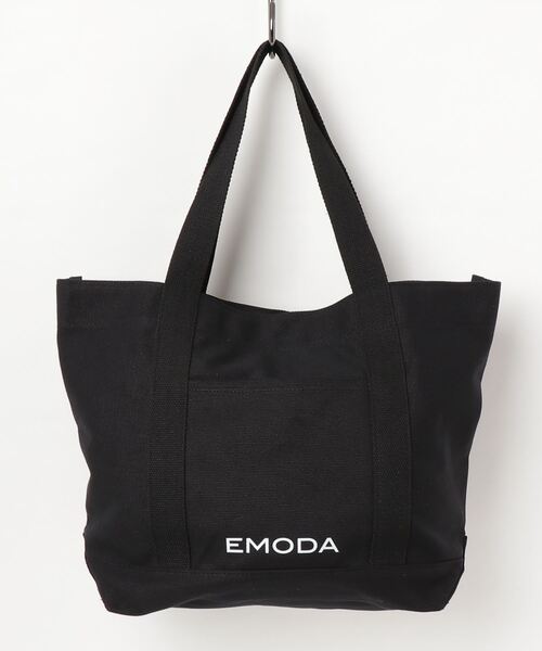 EMODA(エモダ)の「【EMODA/エモダ】キャンバストート SAC'S BAR Jean 別注(トートバッグ・レディース・ブラック/オフホワイト・FREE)」の9枚目の写真