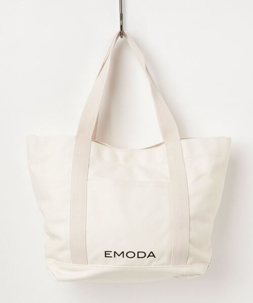 EMODA(エモダ)の「【EMODA/エモダ】キャンバストート SAC'S BAR Jean 別注(トートバッグ・レディース・ブラック/オフホワイト・FREE)」の8枚目の写真