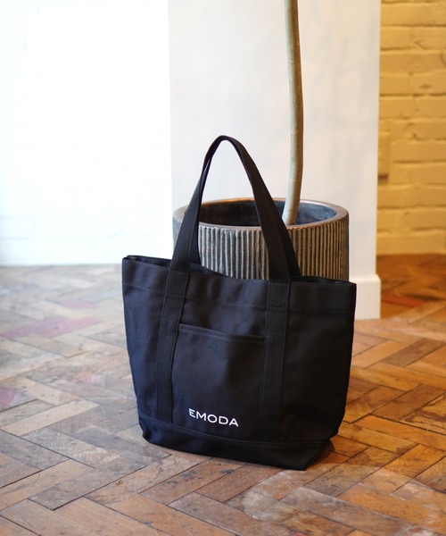 EMODA(エモダ)の「【EMODA/エモダ】キャンバストート SAC'S BAR Jean 別注(トートバッグ・レディース・ブラック/オフホワイト・FREE)」の10枚目の写真