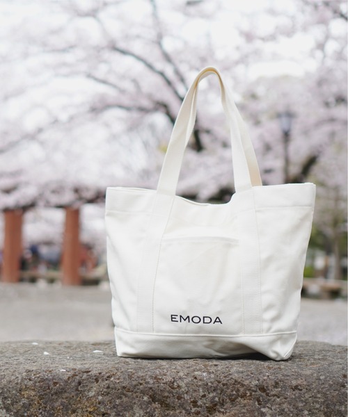EMODA(エモダ)の「【EMODA/エモダ】キャンバストート SAC'S BAR Jean 別注(トートバッグ・レディース・ブラック/オフホワイト・FREE)」の15枚目の写真