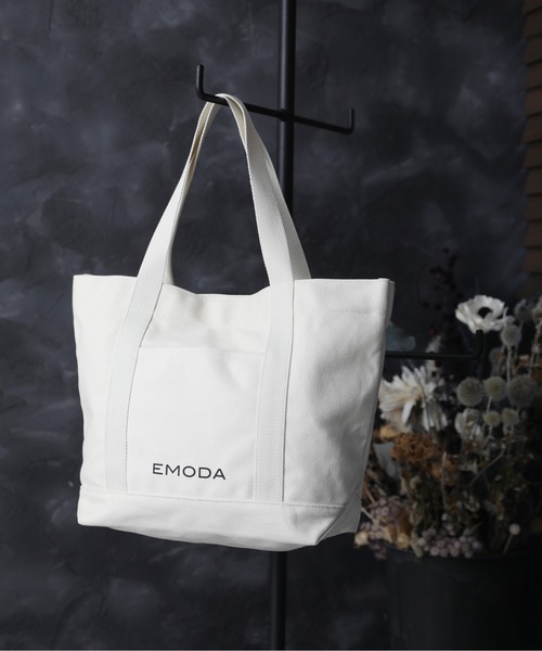 EMODA(エモダ)の「【EMODA/エモダ】キャンバストート SAC'S BAR Jean 別注(トートバッグ・レディース・ブラック/オフホワイト・FREE)」の16枚目の写真