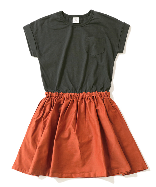 devirock（デビロック）の「半袖ドッキングワンピース（ワンピース・キッズ・ブラック系その他2/グレー系その他2/グレー系その他/チャコール/オフホワイト/ブラック系その他/ピンク系その他/ホワイト/カーキ/ブラック系その他3・110cm/150cm/140cm/160cm/130cm/120cm/100cm）」の22枚目の写真