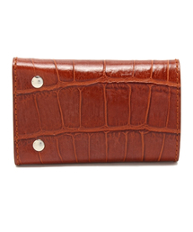 新品■＜フェリージ＞キーケース（545）黒 フェリージ Felisi Felisi キーケース 845 2 LD レザー ロゴ 4連