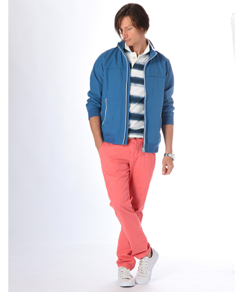 TOMMY HILFIGER（トミーヒルフィガー）の「AS MERCER CHINO BOSTON TWILL（チノパンツ・メンズ・ホワイト/オレンジ/レッド/ピンク/イエロー/ネイビー/ブルー系その他/ターコイズブルー/グリーン/ベージュ/ライトベージュ・32inch/30inch/38inch/34inch/36inch）」の9枚目の写真