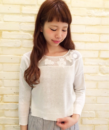 Kastane | 【Kastane】花モチーフニット(ニット/セーター)