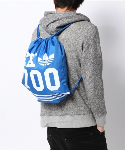 adidas Originals（アディダスオリジナルス）の「アディダス オリジナルス 巾着 ジムサック adidas Originals ZX GYMBAG（バックパック/リュック・メンズ・ブルー・ONE SIZE）」の2枚目の写真