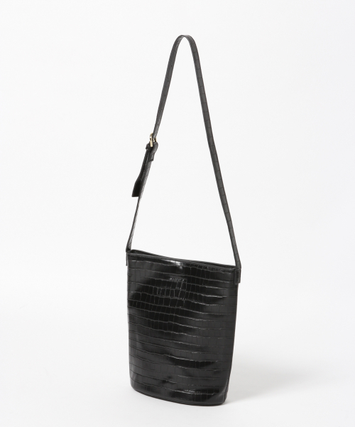 LOWRYS FARM（ローリーズファーム）の「クロコカタオシバケツＢＡＧ　851981（ショルダーバッグ・レディース・ブラック/ブラウン・FREE）」の8枚目の写真