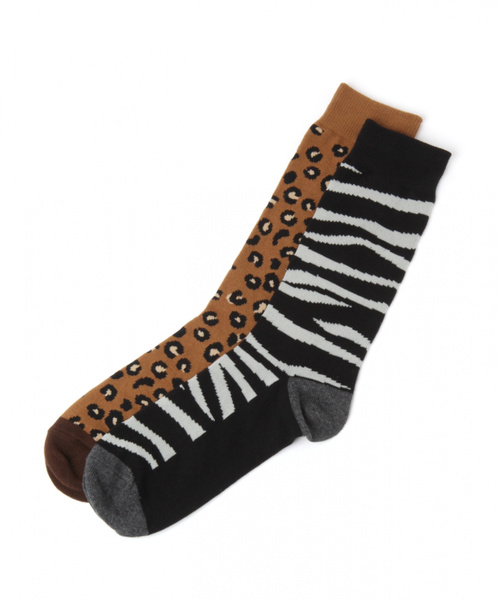 Niko And ニコアンド の アニマル2pソックス ソックス 靴下 Wear