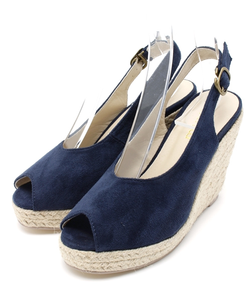 mystic（ミスティック）の「ジュートオープントゥサンダル（サンダル・レディース・レッド/ネイビー/ブラック・37/38/36）」の2枚目の写真