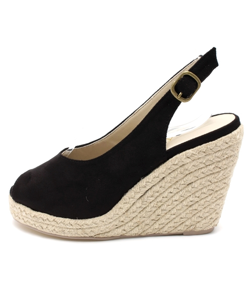 mystic（ミスティック）の「ジュートオープントゥサンダル（サンダル・レディース・レッド/ネイビー/ブラック・37/38/36）」の4枚目の写真