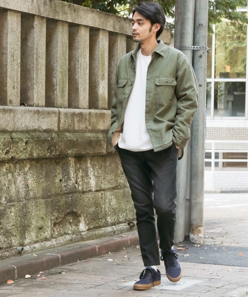 BAYFLOW（ベイフロー）の「ウラボアミリタリーシャツ（シャツ/ブラウス・メンズ・ベージュ/カーキ・MEDIUM/LARGE/SMALL）」の9枚目の写真