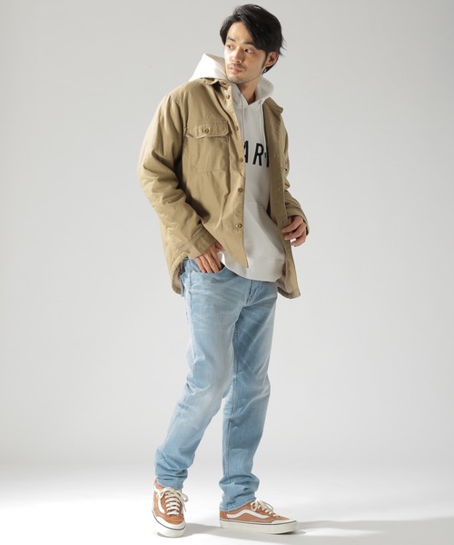 BAYFLOW（ベイフロー）の「ウラボアミリタリーシャツ（シャツ/ブラウス・メンズ・ベージュ/カーキ・MEDIUM/LARGE/SMALL）」の15枚目の写真