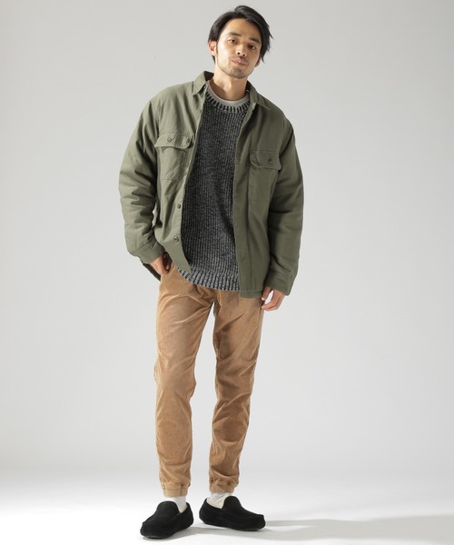 BAYFLOW（ベイフロー）の「ウラボアミリタリーシャツ（シャツ/ブラウス・メンズ・ベージュ/カーキ・MEDIUM/LARGE/SMALL）」の6枚目の写真