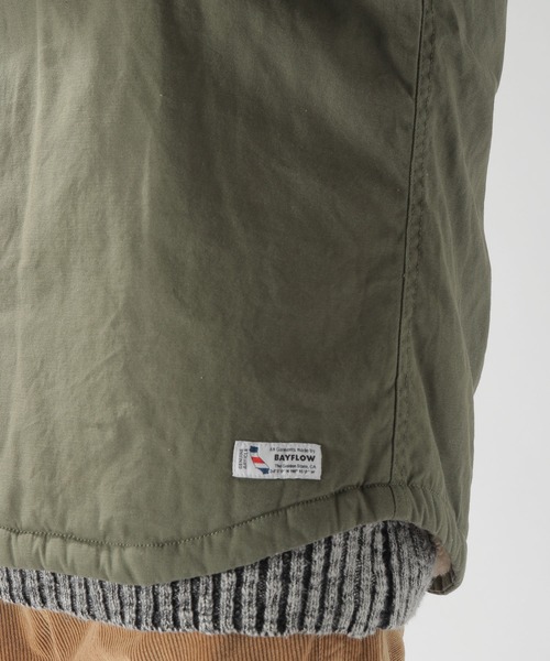 BAYFLOW（ベイフロー）の「ウラボアミリタリーシャツ（シャツ/ブラウス・メンズ・ベージュ/カーキ・MEDIUM/LARGE/SMALL）」の21枚目の写真