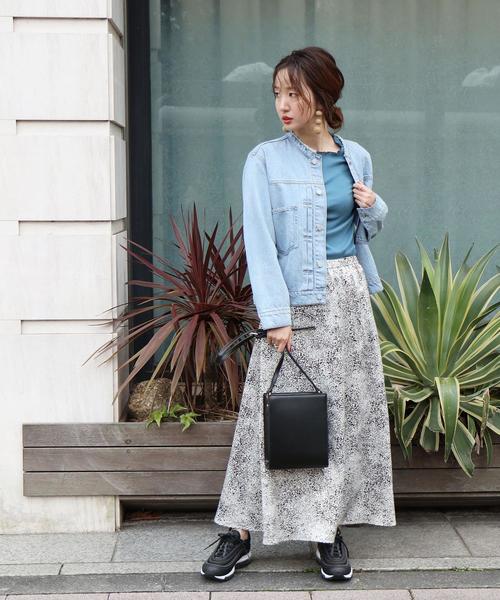 coen（コーエン）の「USAコットンデニムノーカラーGジャン（デニムジャケット）#（デニムジャケット・レディース・ライトブルー/コバルトブルー・FREE）」の15枚目の写真