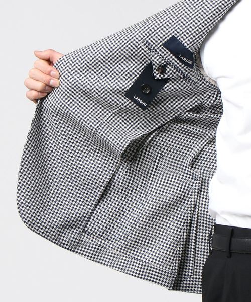 LARDINI（ラルディーニ）の「LARDINI / ウールリネンシルクハウンド