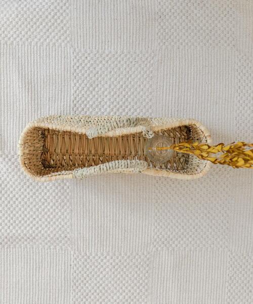 URBAN RESEARCH DOORS（アーバンリサーチドアーズ）の「アフリカンスクエア　ストロー横長かごS（インテリア雑貨・レディース・その他・SMALL）」の7枚目の写真