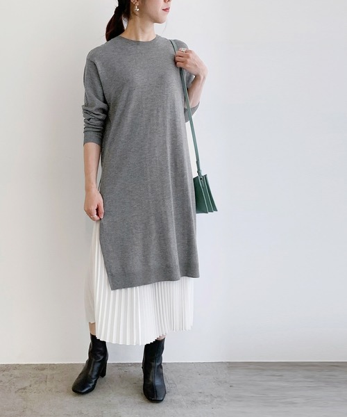 ROPE' mademoiselle�i���y�}�h���A�[���j�́u�y�Z�b�g�A�b�v�z�v���[�c�X�J�[�g×�j�b�g�����s�[�X�i�����s�[�X�j�v�b�O���[