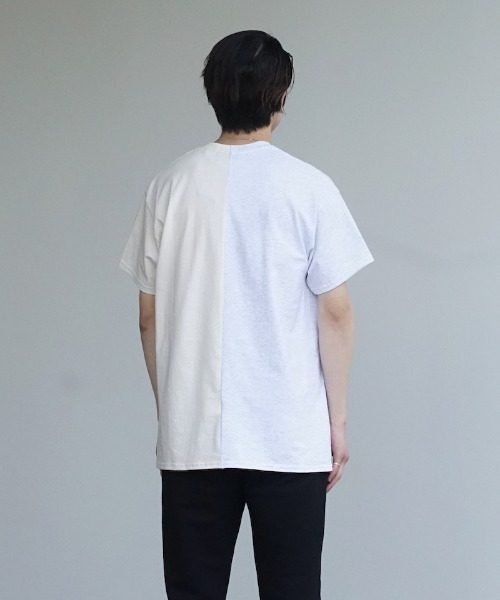 bal(バル)の「BAL PETNAT REWORKED CREW SHIRT(Tシャツ/カットソー・メンズ・ホワイト×ブラック/ホワイト系その他・M/L)」の4枚目の写真