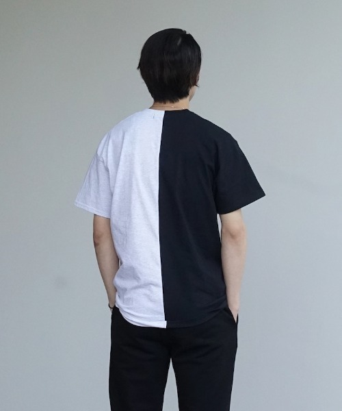 bal(バル)の「BAL PETNAT REWORKED CREW SHIRT(Tシャツ/カットソー・メンズ・ホワイト×ブラック/ホワイト系その他・M/L)」の7枚目の写真