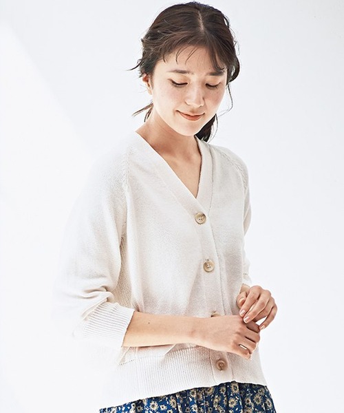 セール 佐藤かなさんプロデュース アヴェクモワ ニットカーディガン 白 カーディガン ボレロ Avecmoi アヴェクモワ のファッション通販 Zozotown