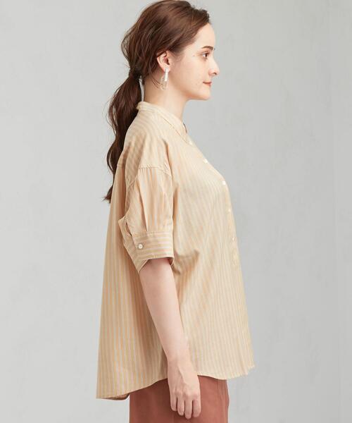 「green label relaxing」 長袖ブラウス 36 ベージュ レディース green label relaxing（グリーンレーベルリラクシング）の「FFC