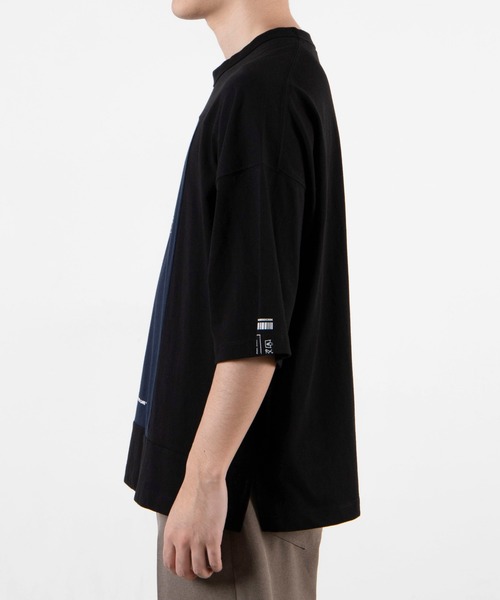 WEGO（ウィゴー）の「WEGO/ボックスブロックビッグシルエットTシャツ（Tシャツ/カットソー・メンズ・ホワイト/ブラック・MEDIUM/LARGE）」の12枚目の写真