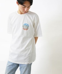 製品染め プリント入りS/S Tシャツ / ワンポイント / プリント / 半袖 / カジュアル / ユニセックス