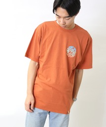 製品染め プリント入りS/S Tシャツ / ワンポイント / プリント / 半袖 / カジュアル / ユニセックス