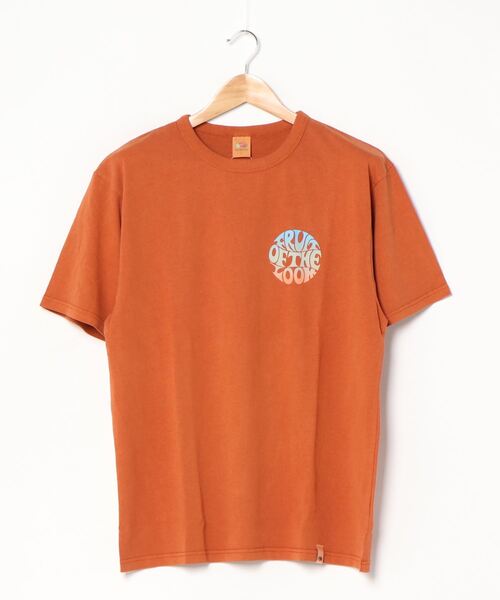 FRUIT OF THE LOOM(フルーツオブザルーム)の「製品染め プリント入りS/S Tシャツ / ワンポイント / プリント / 半袖 / カジュアル / ユニセックス(Tシャツ/カットソー・メンズ・レンガ/ピンク/カーキ/ホワイト・S/M/L/XL)」の10枚目の写真