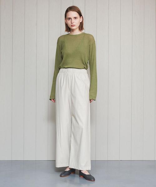 <H>SHEER RIB SHIRT KNIT PULLOVER/ニット H BEAUTY&YOUTH UNITED ARROWS（エイチビューティーアンドユース