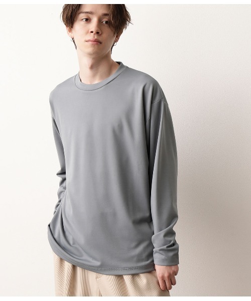 JUNRED（ジュンレッド）の「ルーズポンチクルーネックT（Tシャツ/カットソー・メンズ・ピンク/ライトグリーン/ホワイト・S/M/L）」の2枚目の写真