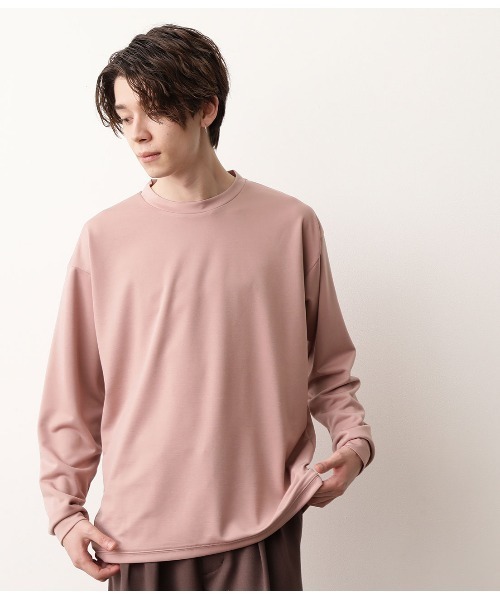 JUNRED（ジュンレッド）の「ルーズポンチクルーネックT（Tシャツ/カットソー・メンズ・ピンク/ライトグリーン/ホワイト・S/M/L）」の12枚目の写真