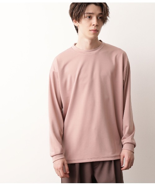 JUNRED（ジュンレッド）の「ルーズポンチクルーネックT（Tシャツ/カットソー・メンズ・ピンク/ライトグリーン/ホワイト・S/M/L）」の9枚目の写真