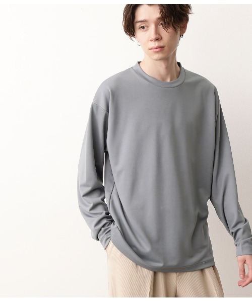 JUNRED（ジュンレッド）の「ルーズポンチクルーネックT（Tシャツ/カットソー・メンズ・ピンク/ライトグリーン/ホワイト・S/M/L）」の11枚目の写真