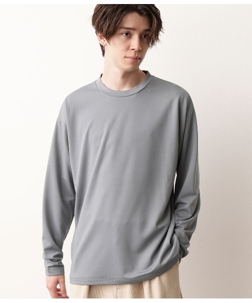 JUNRED（ジュンレッド）の「ルーズポンチクルーネックT（Tシャツ/カットソー・メンズ・ピンク/ライトグリーン/ホワイト・S/M/L）」の8枚目の写真