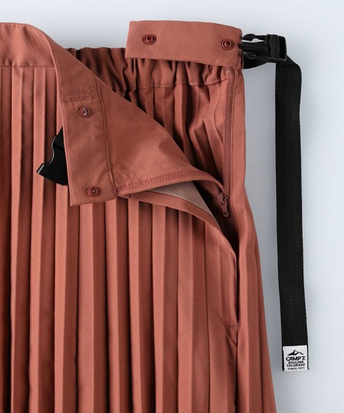 CAMP7（キャンプセブン）の「【CAMP7】プリーツロングスカート（スカート・レディース・ブラック/ブラウン・M/L）」の13枚目の写真