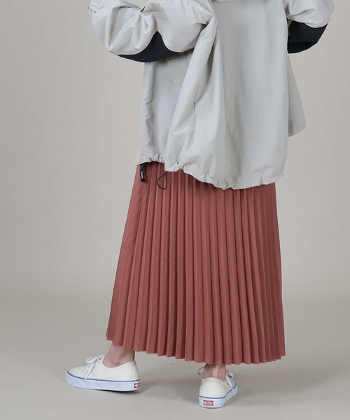 CAMP7（キャンプセブン）の「【CAMP7】プリーツロングスカート（スカート・レディース・ブラック/ブラウン・M/L）」の8枚目の写真