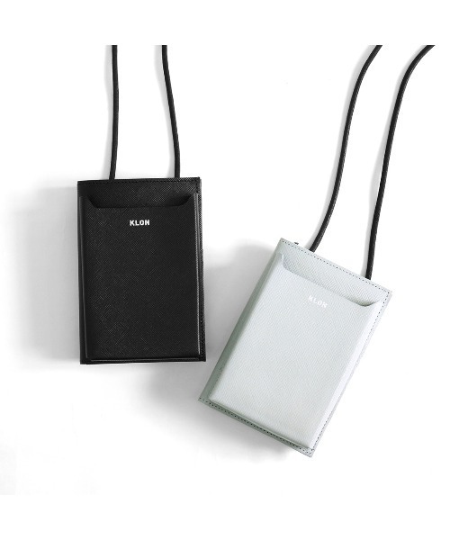 本命ギフト KLON（クローン）の「KLON LEATHER BLACK（ポーチ POUCH MULTI バッグ