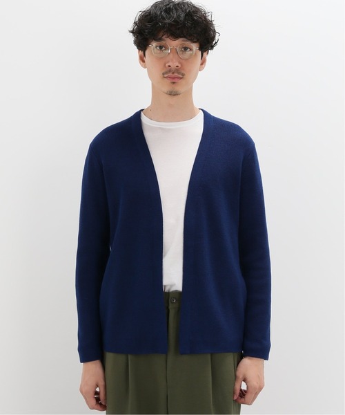 EDIFICE(エディフィス)の「ウール / アクリル ラップカーデ(カーディガン/ボレロ・メンズ・ネイビー/オリーブ/ホワイト×ホワイト/ベージュ系その他・SMALL/MEDIUM/LARGE)」の10枚目の写真